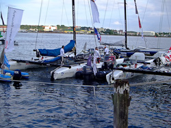 Beide deutsche Teams im Hafen