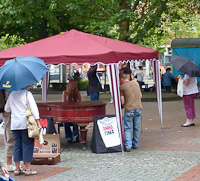 Anna Yina in der Holstenstraße